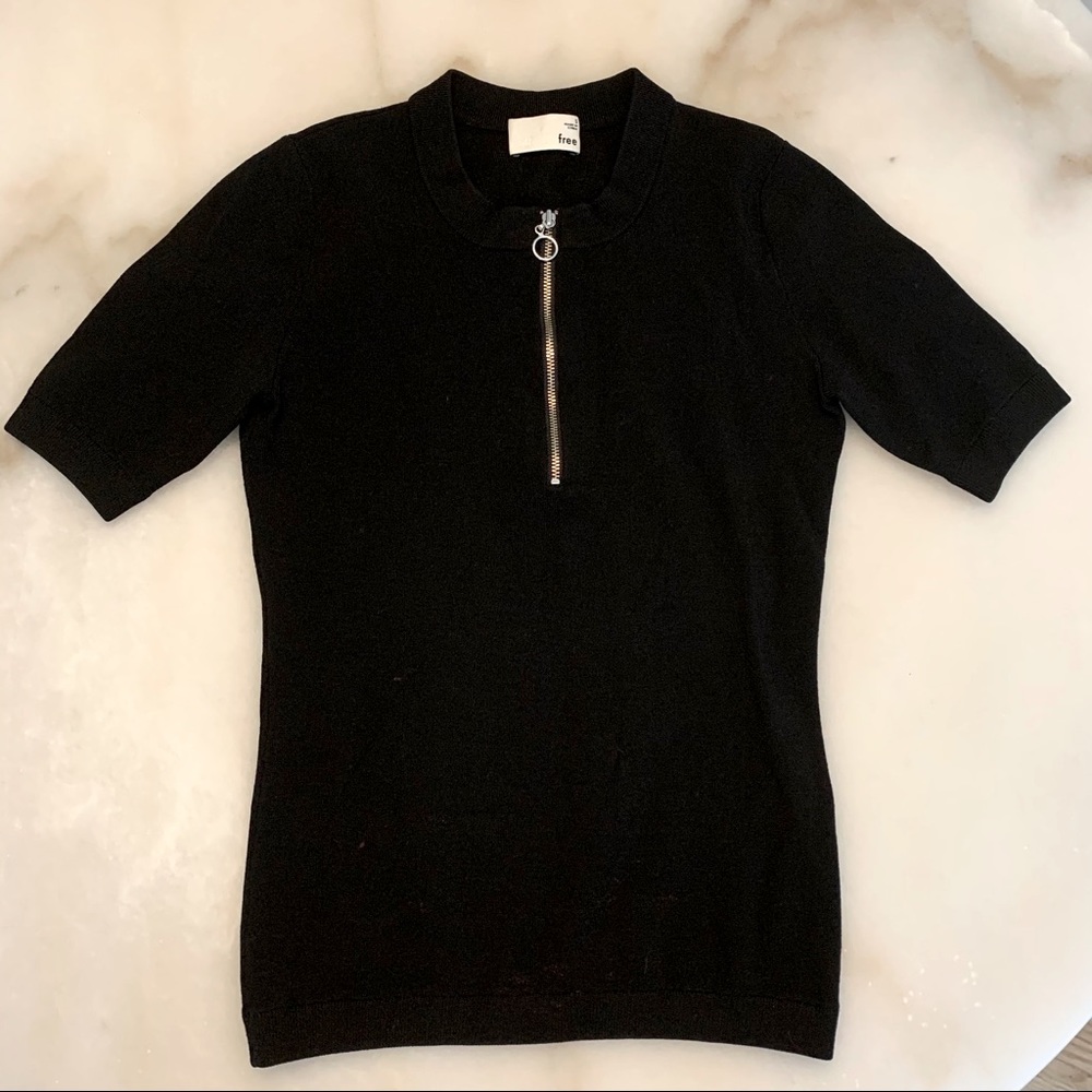 Wilfred Free Aritzia Half Zip Top